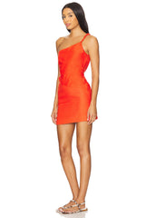 Melanie Asymmetric Mini Dress