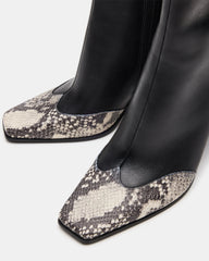 Lyle Black Leather With Snake