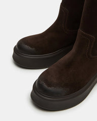 Joselyn Chocolate Brown Suede - Sm Rebooted