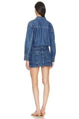 Overturn Denim Mini Dress