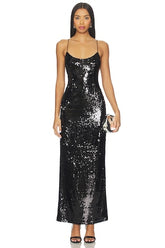 Jessie Sequin Maxi Dress