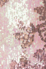 x Intimately Dazzle Me Sequin Jacquard Dress In Blush Pink Combo