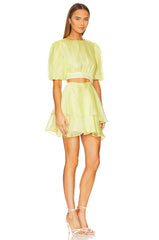 Enya Organza Mini Dress