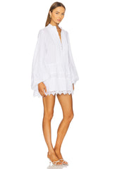 Antonia Lace Trim Mini Dress