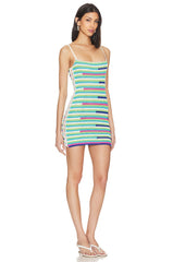 Rhea Open Stitch Mini Dress