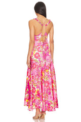 All A Bloom Maxi Dress In Neon Pop Combo