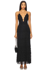 Sabrine Lace Maxi Dress