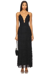 Sabrine Lace Maxi Dress