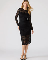 Hailee Lace Dress Black