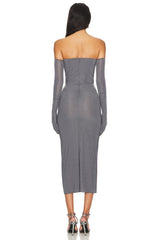 Strapless Crystal Glove Dress