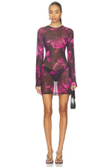 Mesh Mini Dress