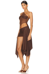 x REVOLVE Tricot Mesh Dress