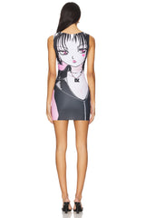 Anime Print Dress