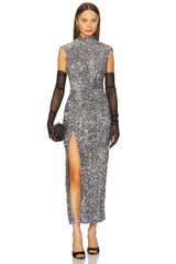 Kelso Velvet Sequin Maxi Dress