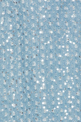 Sequin Denim Corset Dress