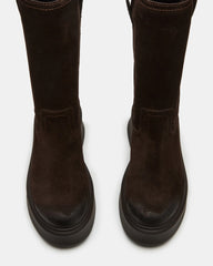 Joselyn Chocolate Brown Suede