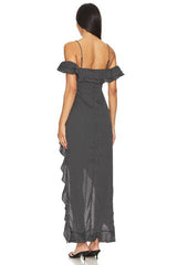 Suzie Ruffle Maxi Dress