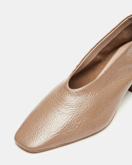 Claud Camel Patent Leather