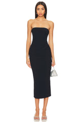 Karina Strapless Midi Dress
