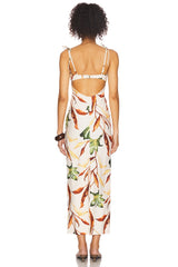 Petal Long Slip Dress