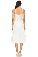 Blossom Lace Midi Dress