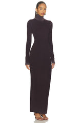 Verona Turtleneck Maxi Dress