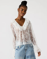 Hampton Lace Blouse White