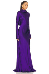 Maxi Cowl Back Dress