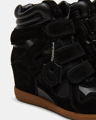 Mavis Black Suede