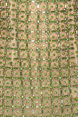 Claudia Green Crystal Mini Dress