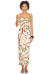 Petal Long Slip Dress
