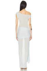 Callie Sheer Midi Knit Dress