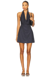 x REVOLVE Halter Cowl Mini Dress