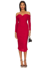 Helena Midi Mesh Dress