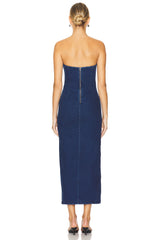 Eleni Denim Midi Dress