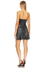 Emerie Ruffle Strapless Dress