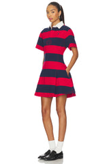 Striped Cotton Jersey Rugby Dress