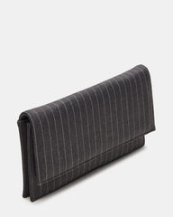 Juliana Bag Gray Pinstripe