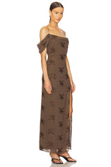 Yvanna Embroidered Maxi Dress