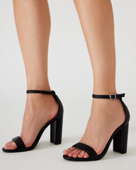 Carrson Black Leather