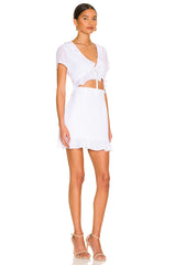 Mia Ruffle Tie Dress