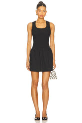 Poplin Smocked Mini Dress