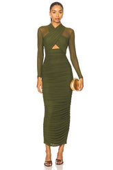 Aliyah Long Midi Dress
