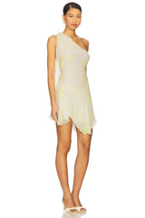 Colmar Asymmetric Mini Dress