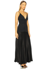 Lavanda Contrast Maxi Dress