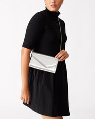Clutchd Bag Silver