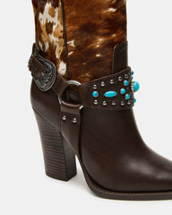 Kolt Brown Cow Print