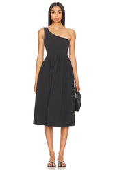 Connie One Shoulder Smocked Dress