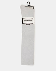 Fall 2 Pack Marled Knee High Socks Light Grey