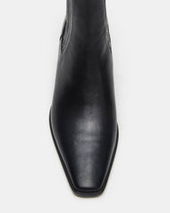 Alfonsa Black Leather